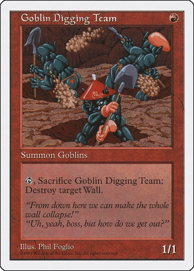 Image for Goblin Digging Team [Fifth Edition] - Magic: The Gathering