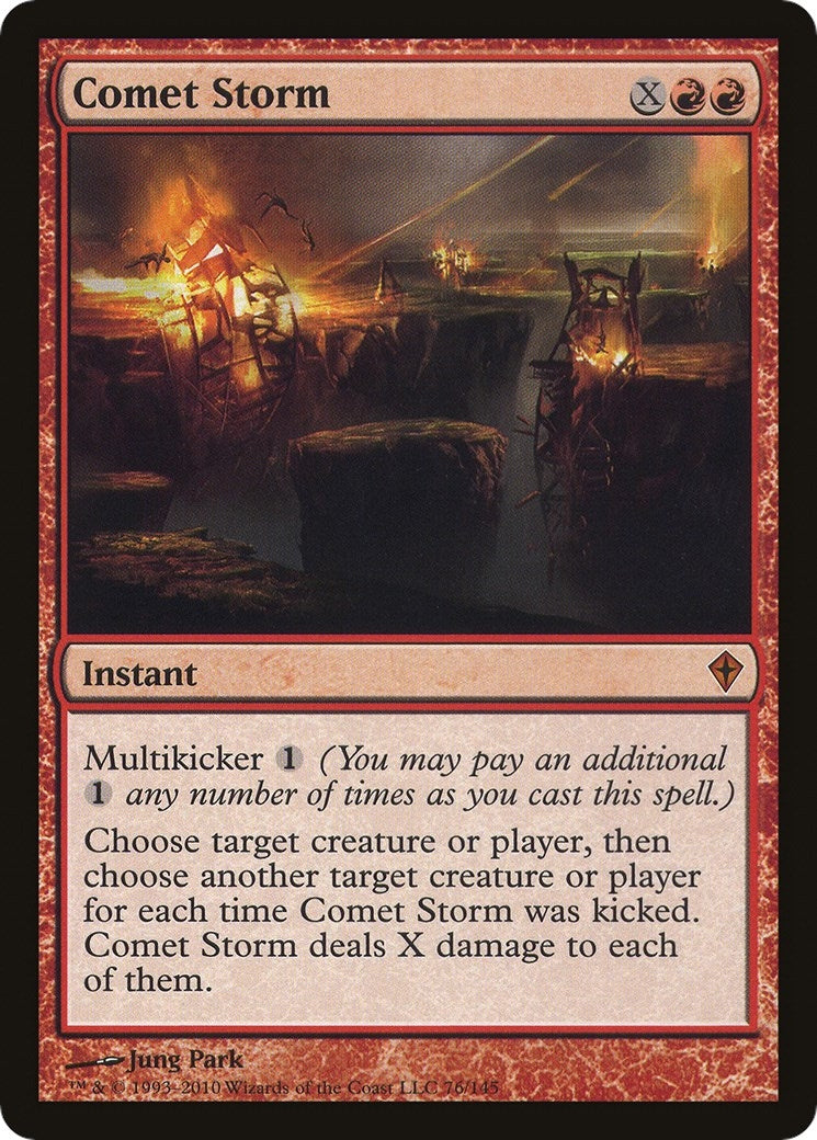 Image for Comet Storm (Worldwake) (76) [Oversize Cards] - Magic: The Gathering