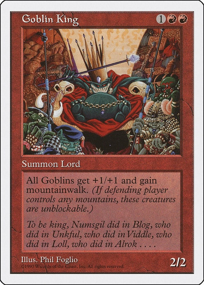 Image for Goblin King [Fifth Edition] - Magic: The Gathering