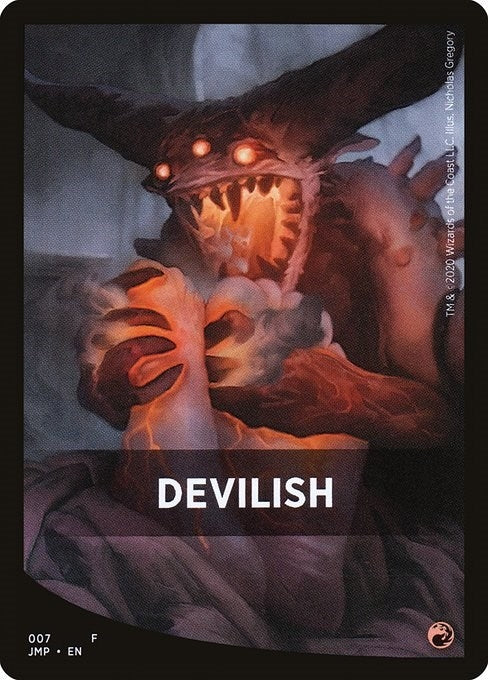 Image for Devilish Theme Card (7) [Jumpstart] - Magic: The Gathering