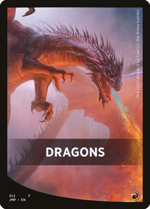 Image for Dragons Theme Card (12) [Jumpstart] - Magic: The Gathering