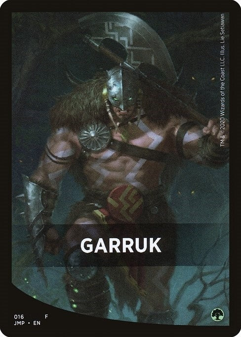 Image for Garruk Theme Card (16) [Jumpstart] - Magic: The Gathering