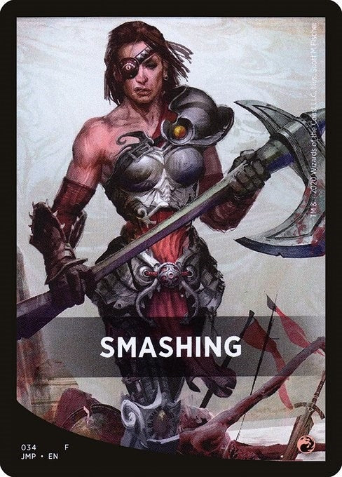 Image for Smashing Theme Card (34) [Jumpstart] - Magic: The Gathering