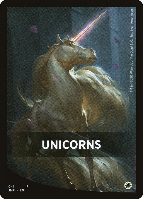 Image for Unicorns Theme Card (41) [Jumpstart] - Magic: The Gathering