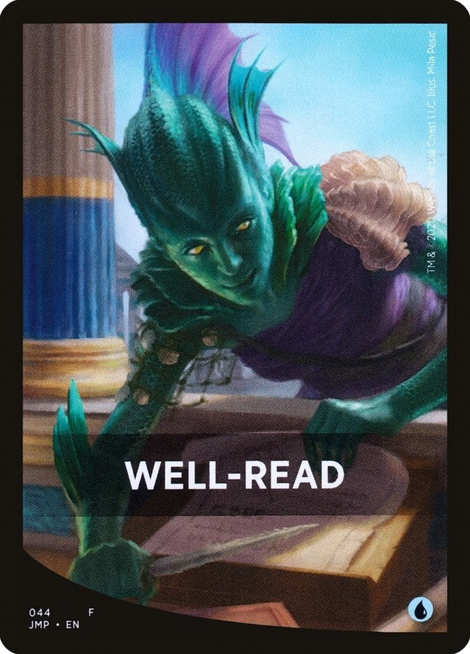 Image for Well-Read Theme Card (44) [Jumpstart] - Magic: The Gathering