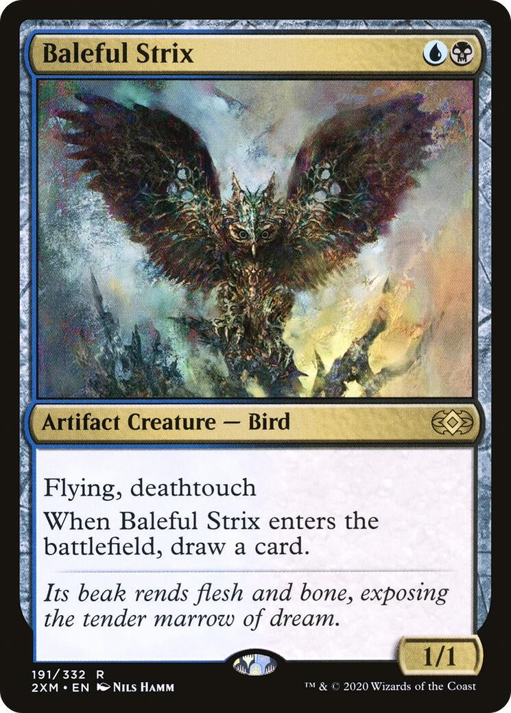 Image for Baleful Strix (191) [Double Masters] - Magic: The Gathering