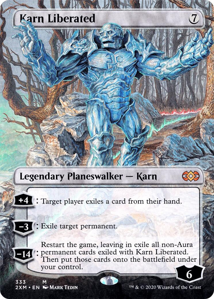 Image for Karn Liberated (Borderless) (333) [Double Masters] - Magic: The Gathering
