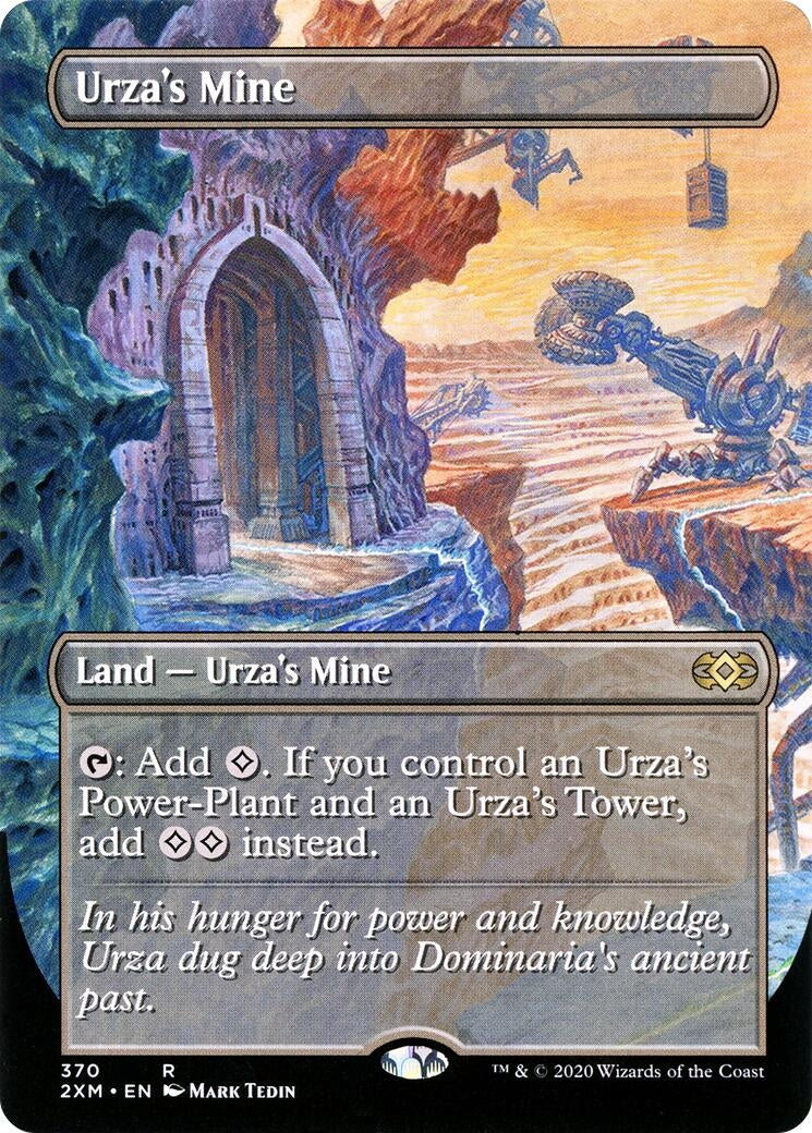 Image for Urza's Mine (Borderless) (370) [Double Masters] - Magic: The Gathering