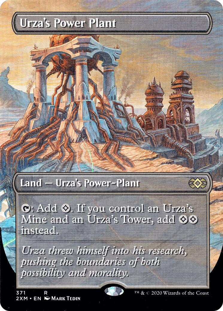Image for Urza's Power Plant (Borderless) (371) [Double Masters] - Magic: The Gathering