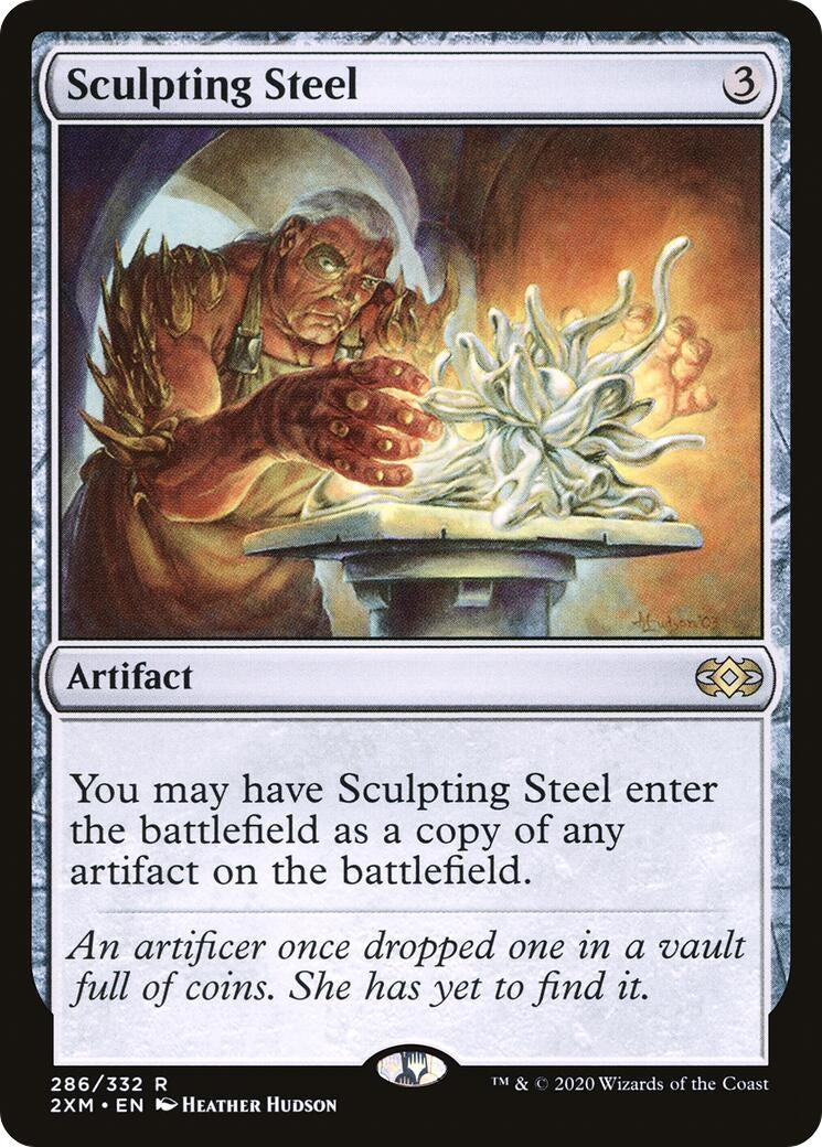 Image for Sculpting Steel (286) [Double Masters] - Magic: The Gathering