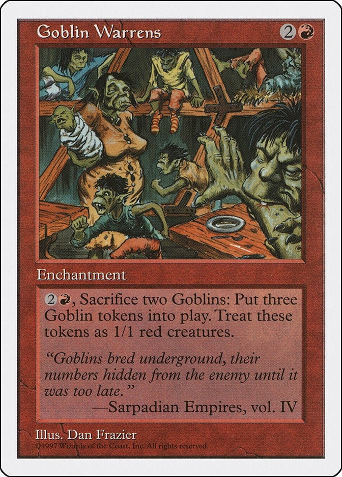Image for Goblin Warrens [Fifth Edition] - Magic: The Gathering