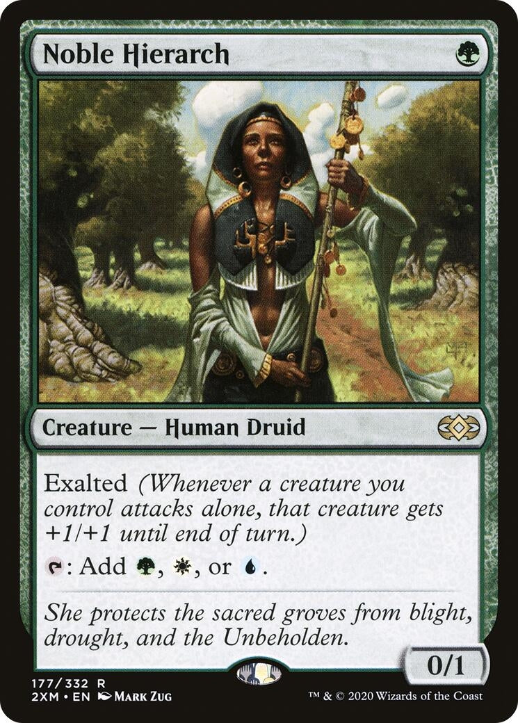 Image for Noble Hierarch (177) [Double Masters] - Magic: The Gathering