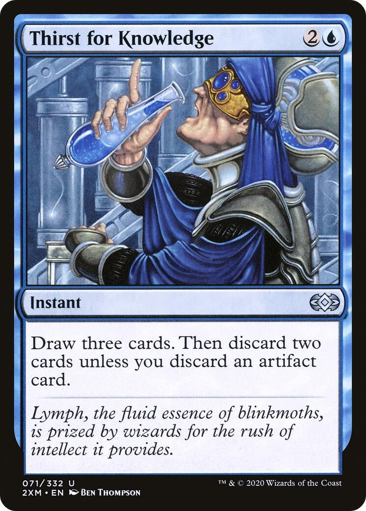 Image for Thirst for Knowledge (71) [Double Masters] - Magic: The Gathering