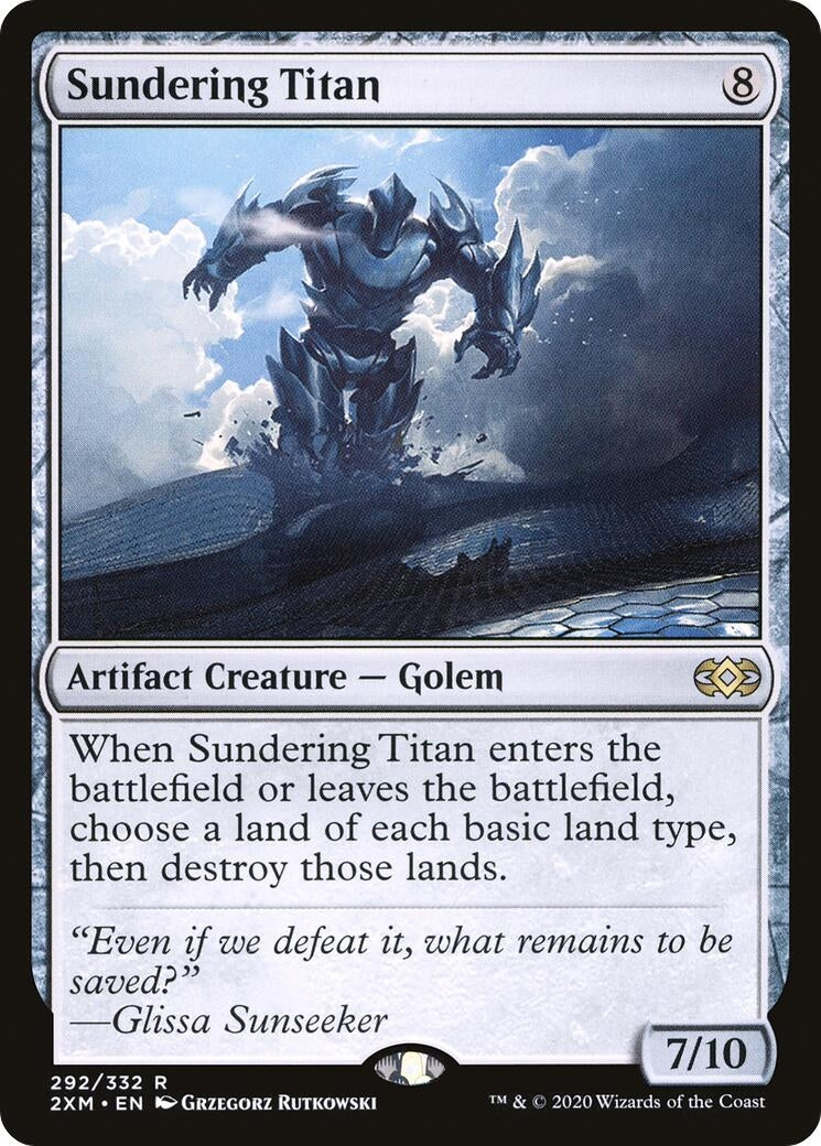 Image for Sundering Titan (292) [Double Masters] - Magic: The Gathering