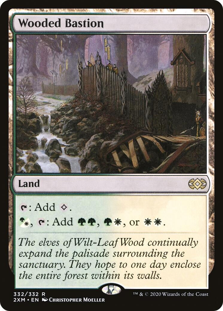 Image for Wooded Bastion (332) [Double Masters] - Magic: The Gathering