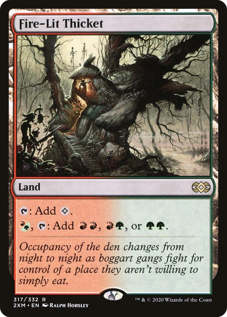 Image for Fire-Lit Thicket (317) [Double Masters] - Magic: The Gathering