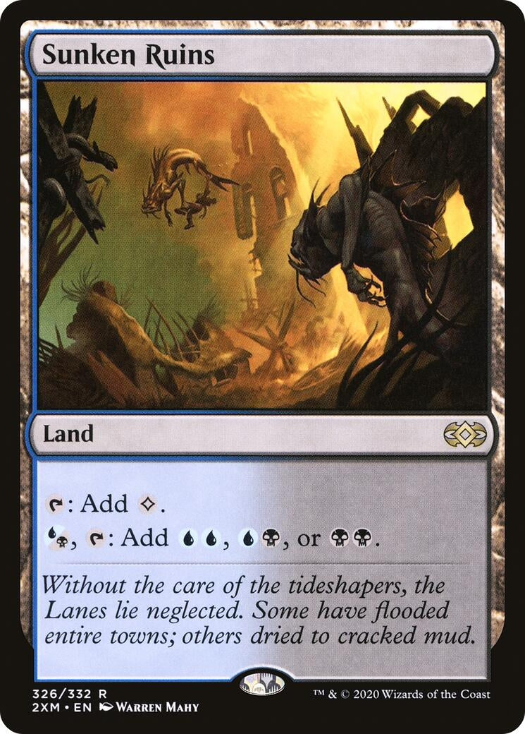 Image for Sunken Ruins (326) [Double Masters] - Magic: The Gathering