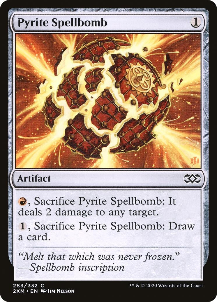 Image for Pyrite Spellbomb (283) [Double Masters] - Magic: The Gathering