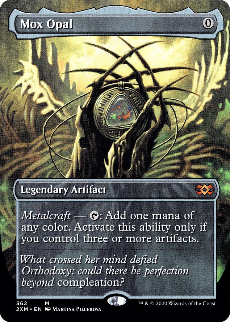 Image for Mox Opal (Borderless) (362) [Double Masters] - Magic: The Gathering
