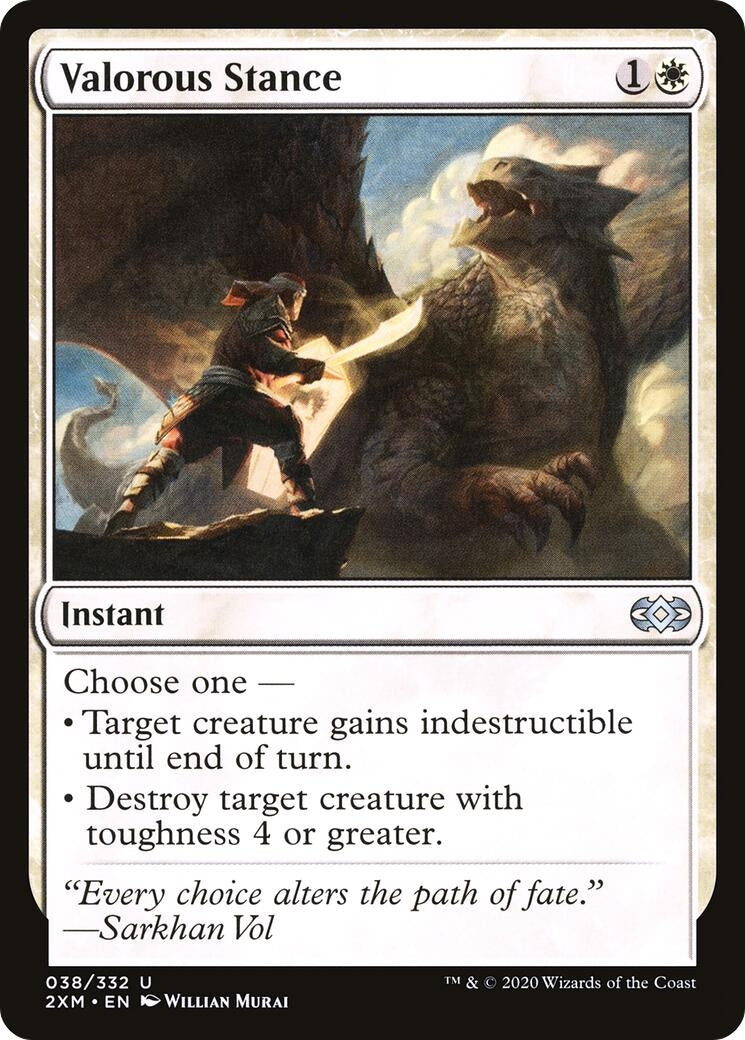 Image for Valorous Stance (38) [Double Masters] - Magic: The Gathering
