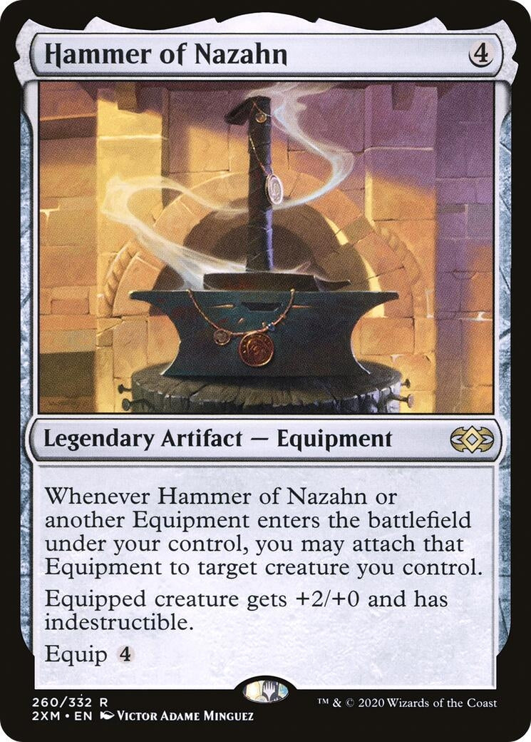 Image for Hammer of Nazahn (260) [Double Masters] - Magic: The Gathering