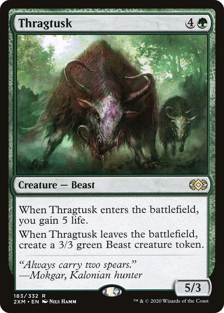 Image for Thragtusk (183) [Double Masters] - Magic: The Gathering