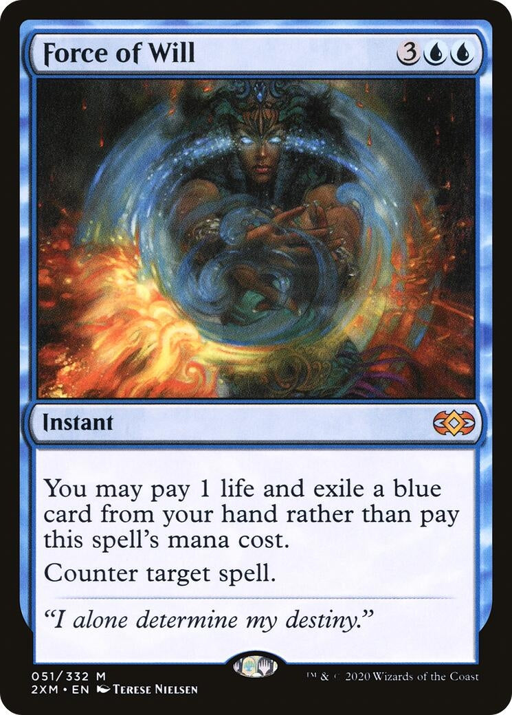 Image for Force of Will (51) [Double Masters] - Magic: The Gathering