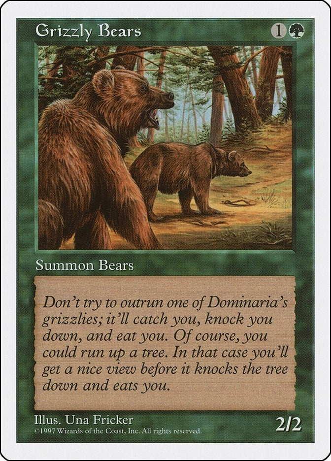Image for Grizzly Bears [Fifth Edition] - Magic: The Gathering