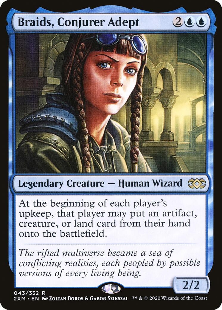 Image for Braids, Conjurer Adept (43) [Double Masters] - Magic: The Gathering