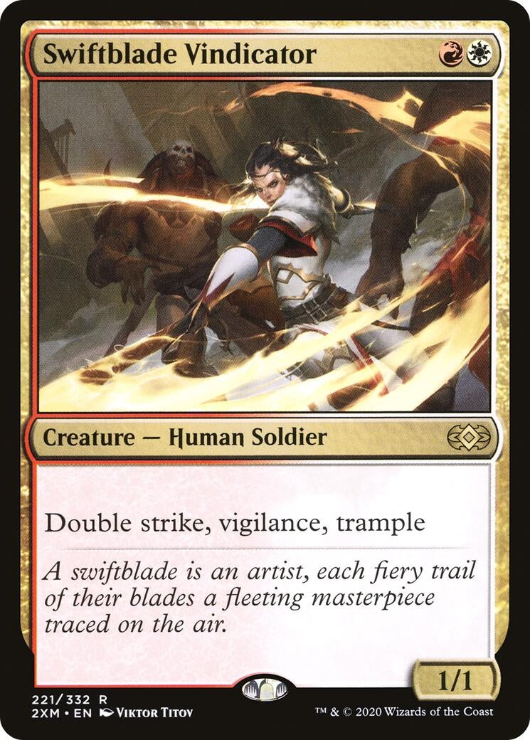 Image for Swiftblade Vindicator (221) [Double Masters] - Magic: The Gathering