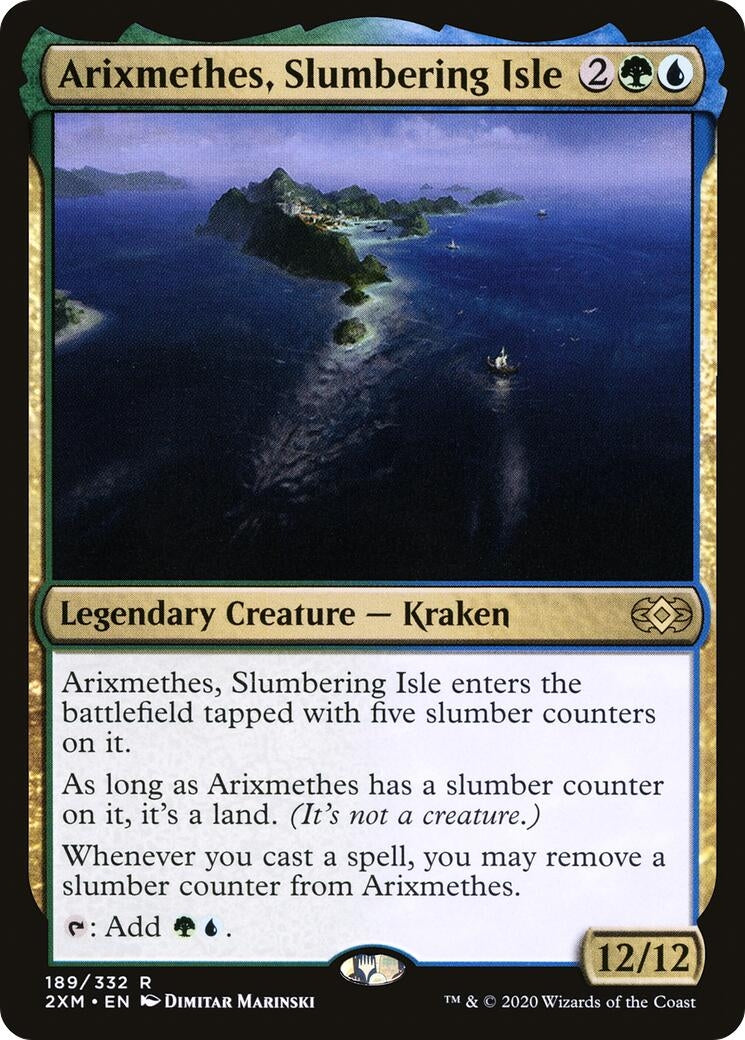 Image for Arixmethes, Slumbering Isle (189) [Double Masters] - Magic: The Gathering