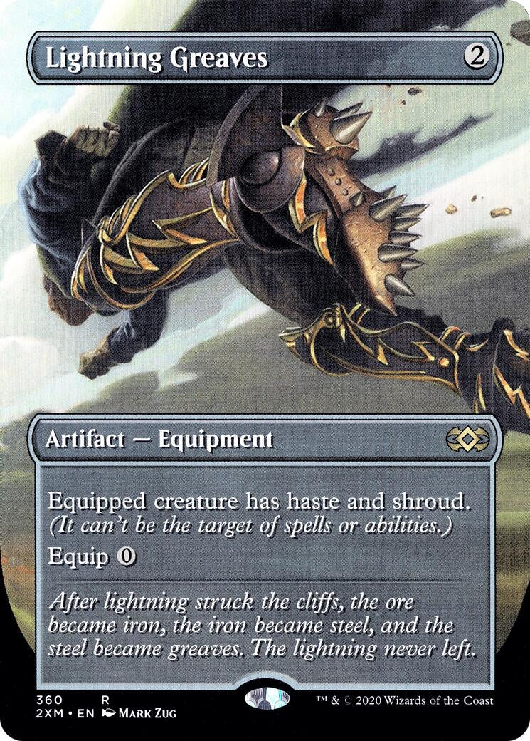 Image for Lightning Greaves (Borderless) (360) [Double Masters] - Magic: The Gathering