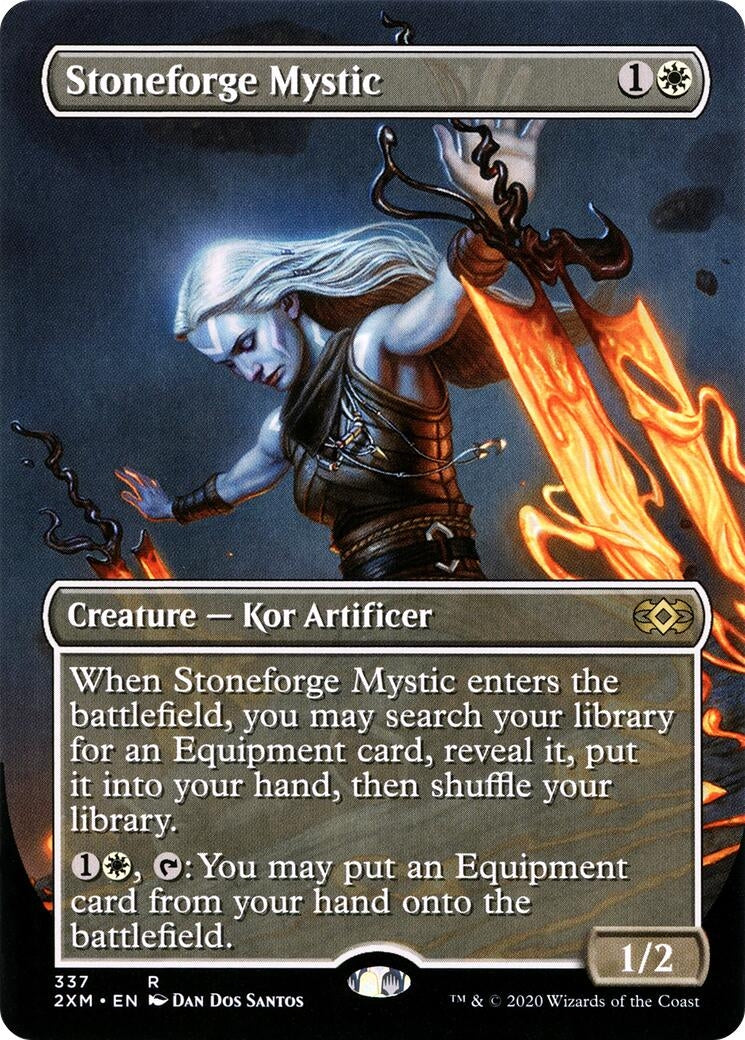 Image for Stoneforge Mystic (Borderless) (337) [Double Masters] - Magic: The Gathering