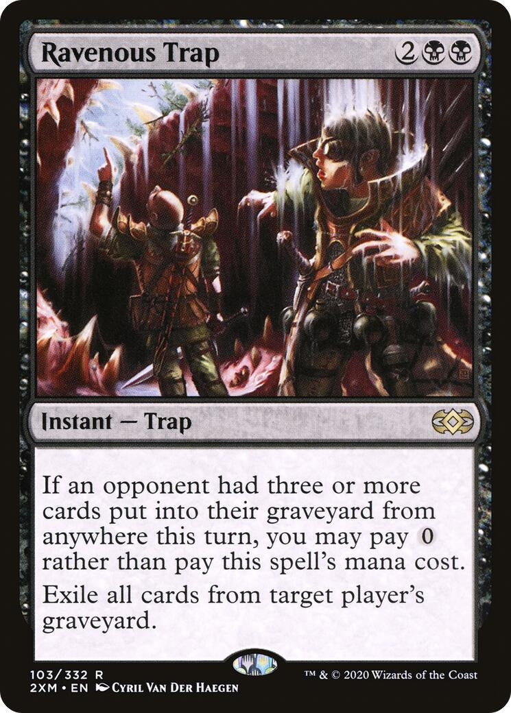 Image for Ravenous Trap (103) [Double Masters] - Magic: The Gathering