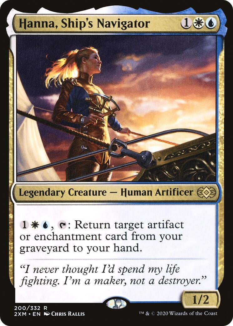 Image for Hanna, Ship's Navigator (200) [Double Masters] - Magic: The Gathering