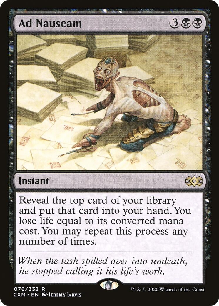 Image for Ad Nauseam (76) [Double Masters] - Magic: The Gathering