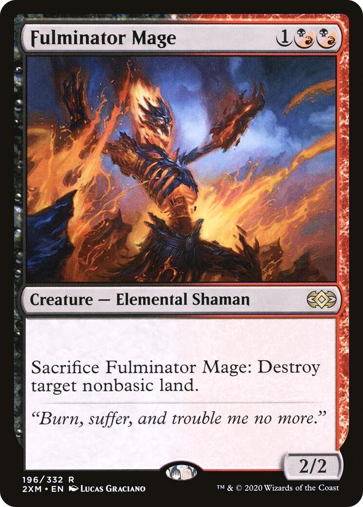 Image for Fulminator Mage (196) [Double Masters] - Magic: The Gathering