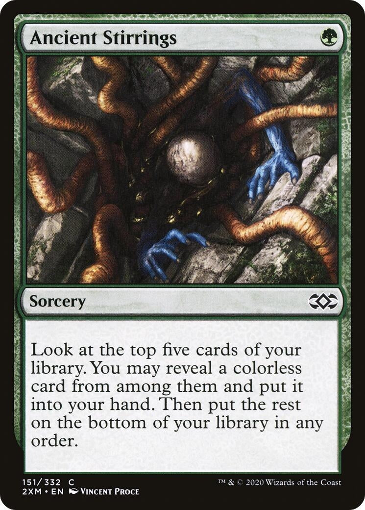 Image for Ancient Stirrings (151) [Double Masters] - Magic: The Gathering