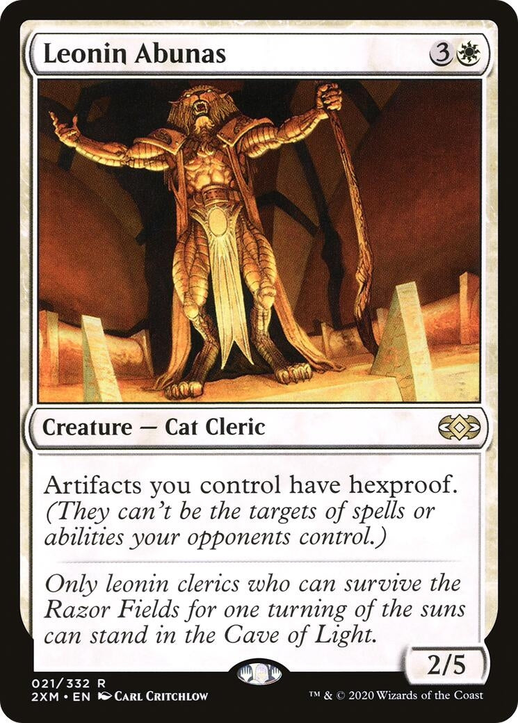 Image for Leonin Abunas (21) [Double Masters] - Magic: The Gathering