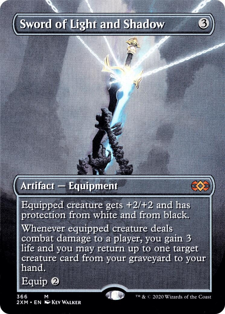 Image for Sword of Light and Shadow (Borderless) (366) [Double Masters] - Magic: The Gathering