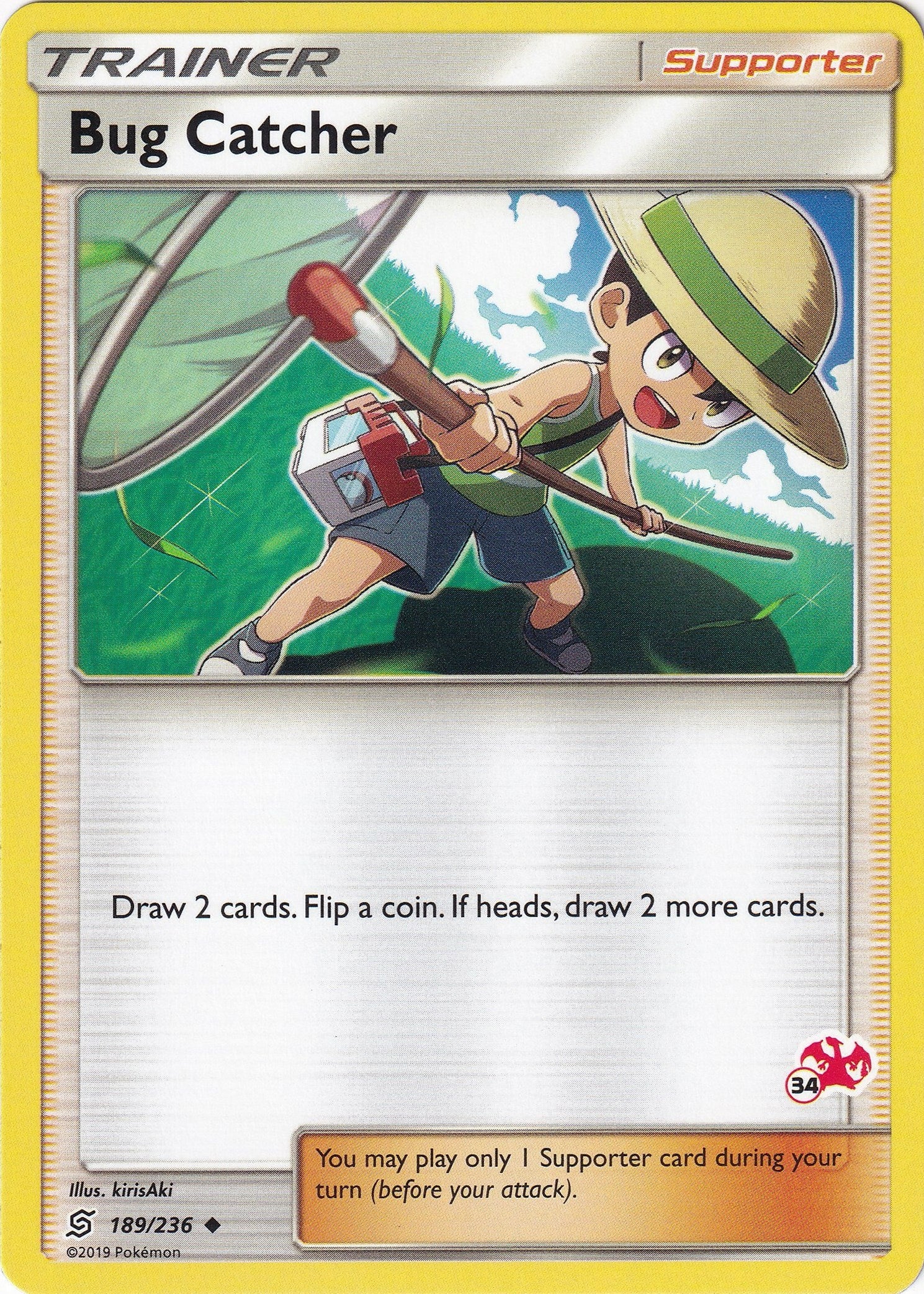 Image for Bug Catcher - 189/236 (#34 Charizard Stamped) (189/236) [Battle Academy] - Pokemon