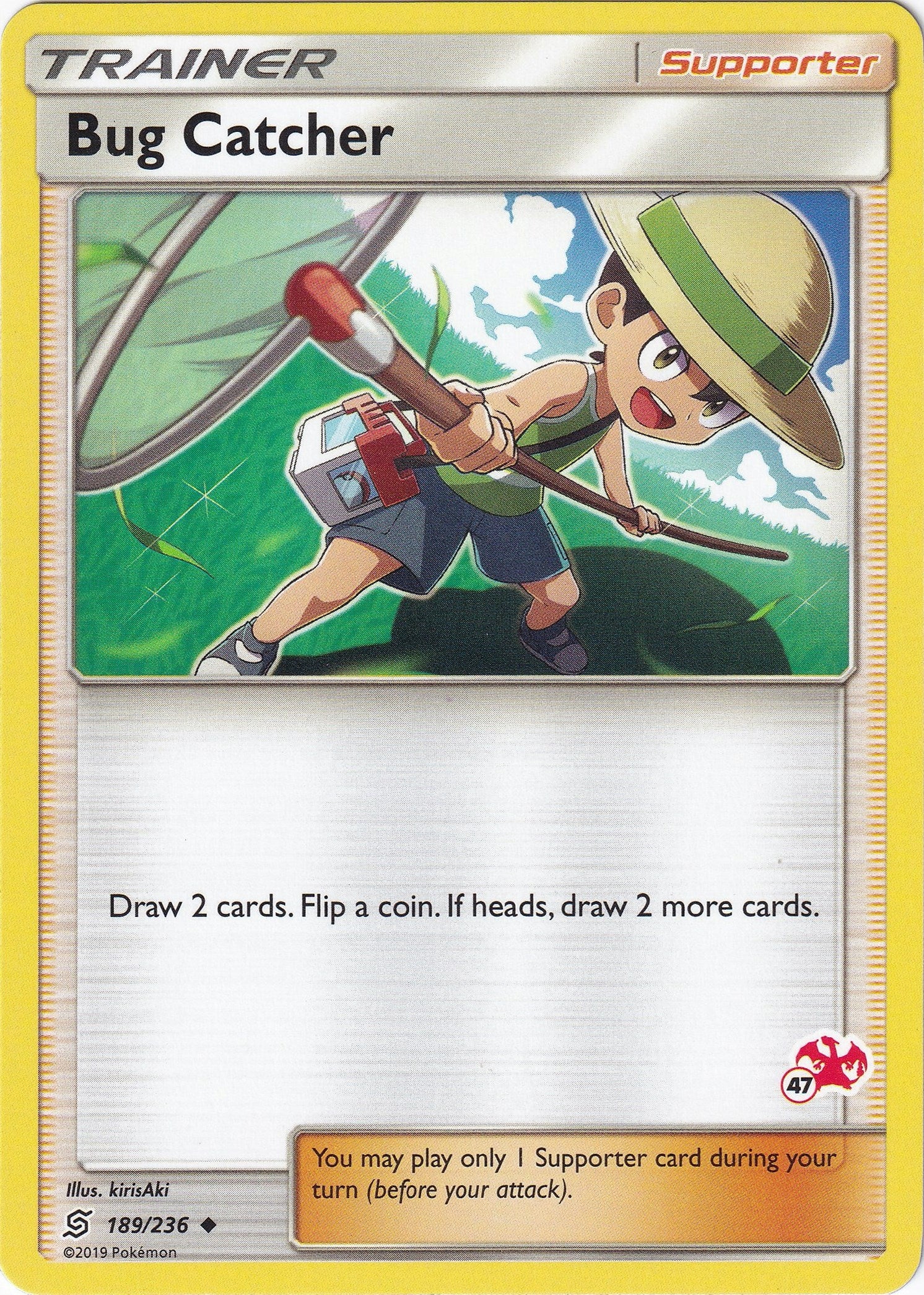 Image for Bug Catcher - 189/236 (#47 Charizard Stamped) (189/236) [Battle Academy] - Pokemon