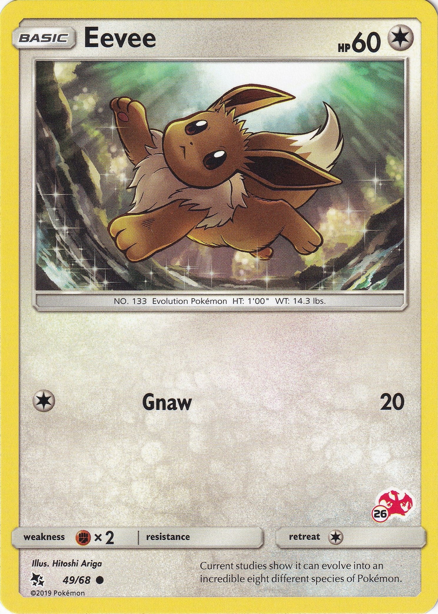 Image for Eevee - 49/68 (#26 Charizard Stamped) (049/068) [Battle Academy] - Pokemon