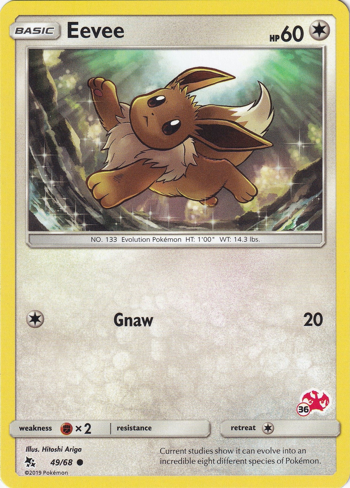 Image for Eevee - 49/68 (#36 Charizard Stamped) (049/068) [Battle Academy] - Pokemon