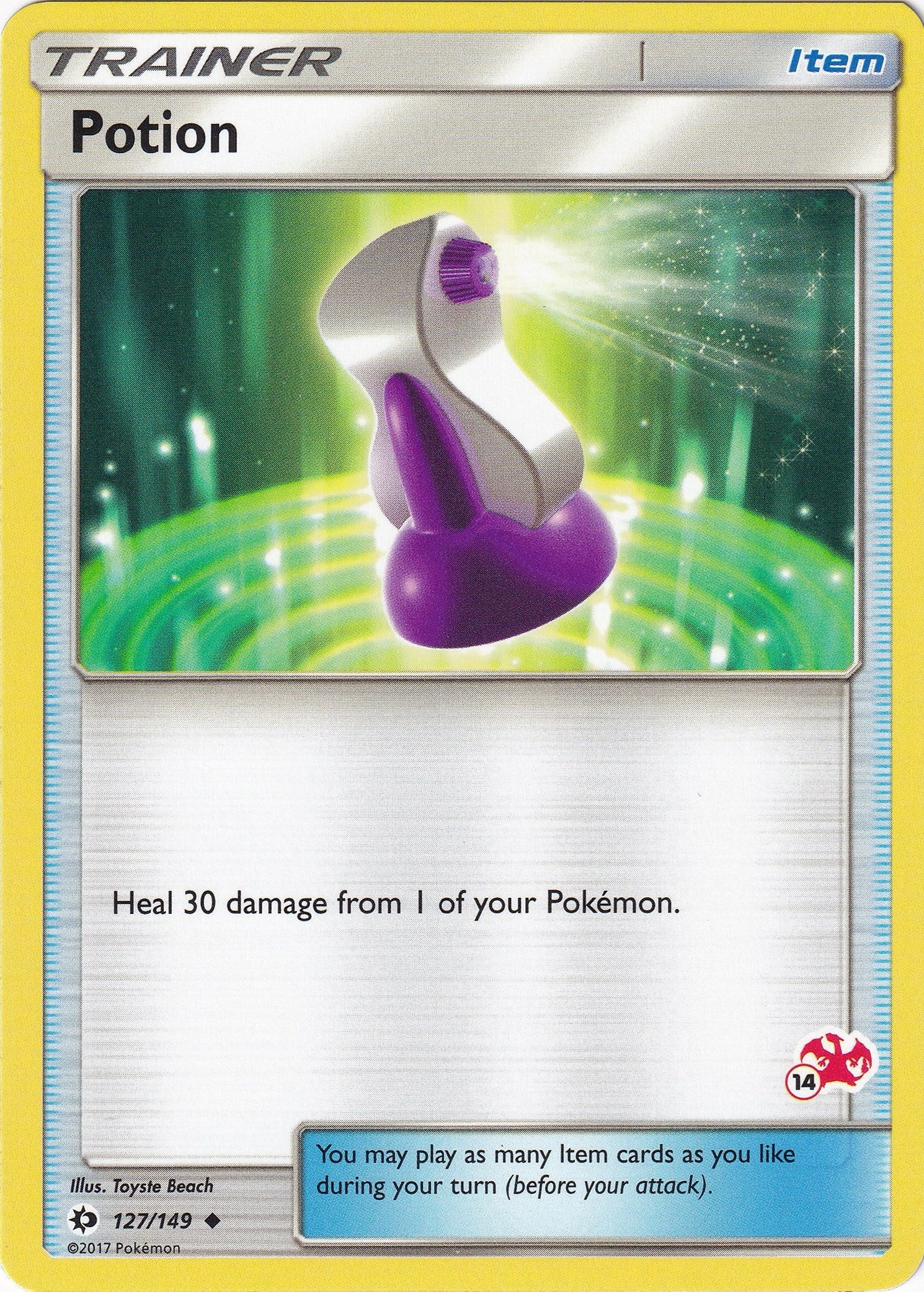 Image for Potion - 127/149 (#14 Charizard Stamped) (127/149) [Battle Academy] - Pokemon