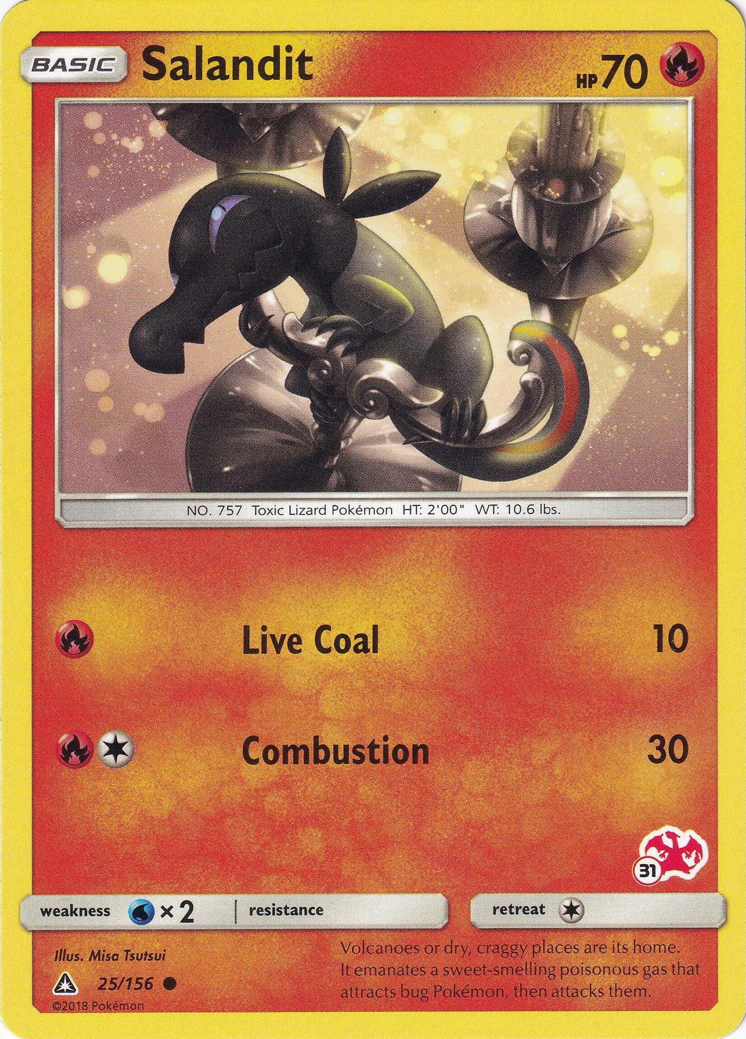 Image for Salandit - 25/156 (#31 Charizard Stamped) (025/156) [Battle Academy] - Pokemon