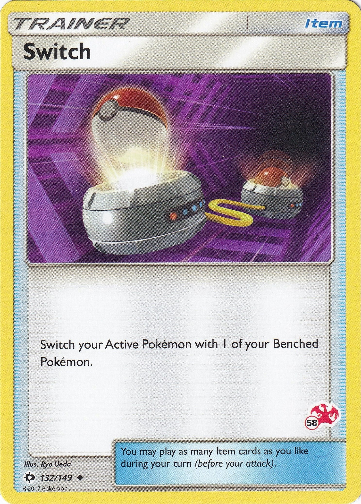 Image for Switch - 132/149 (#58 Charizard Stamped) (132/149) [Battle Academy] - Pokemon