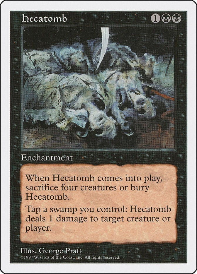 Image for Hecatomb [Fifth Edition] - Magic: The Gathering