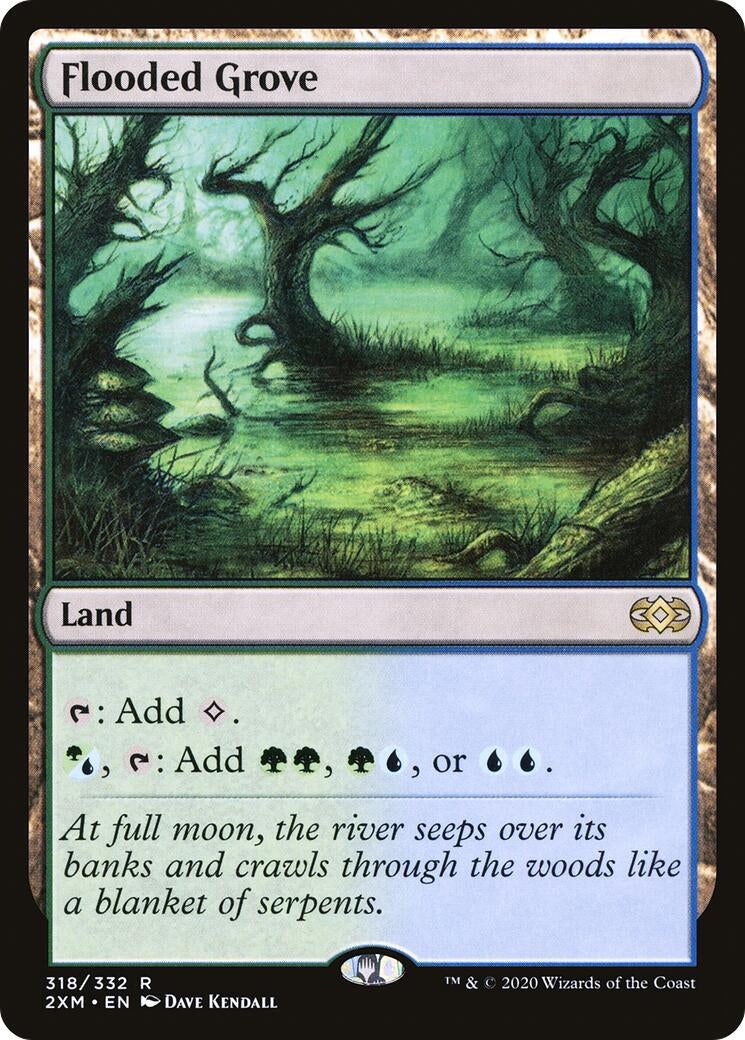Image for Flooded Grove (318) [Double Masters] - Magic: The Gathering
