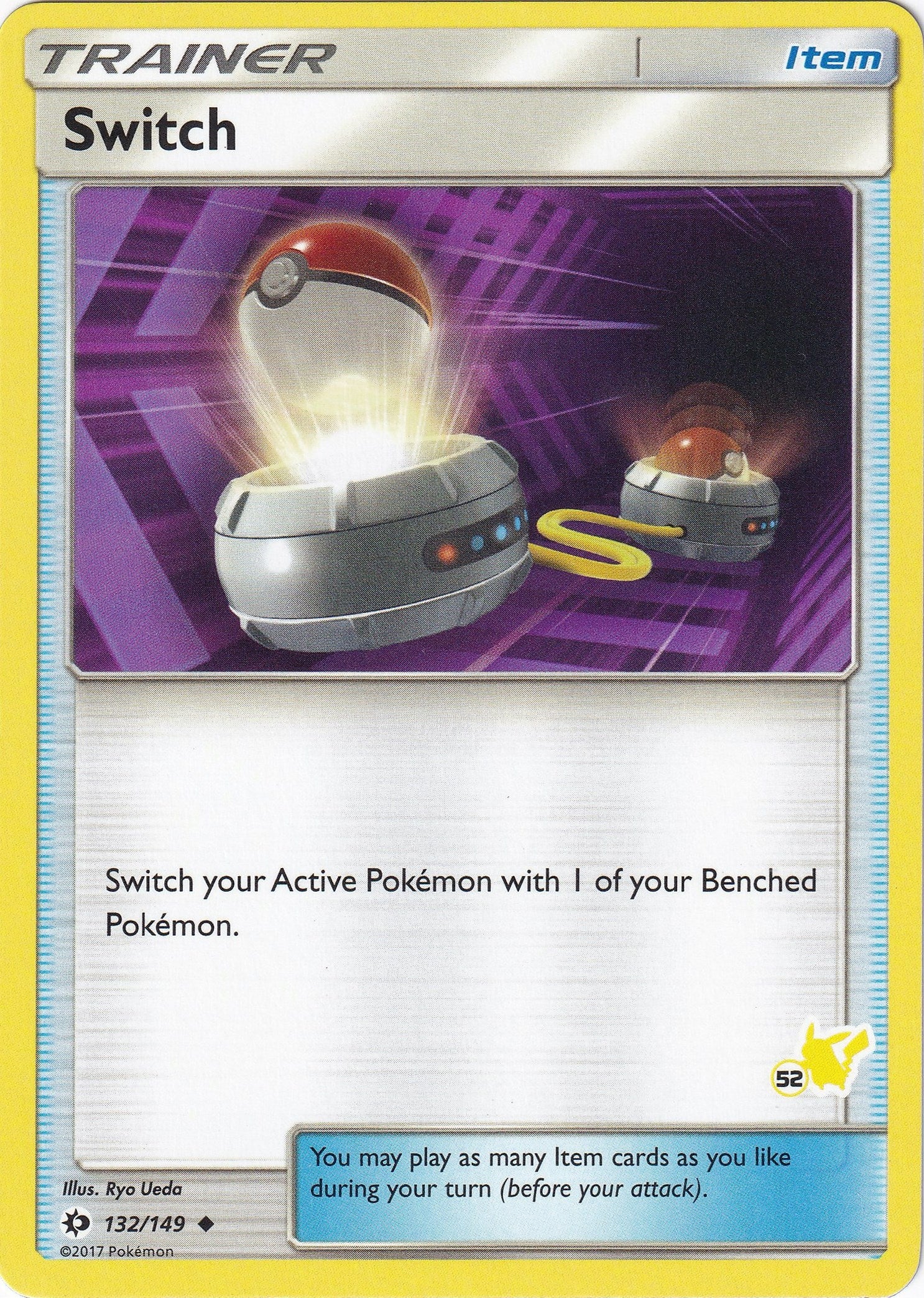 Image for Switch - 132/149 (#52 Pikachu Stamped) (132/149) [Battle Academy] - Pokemon